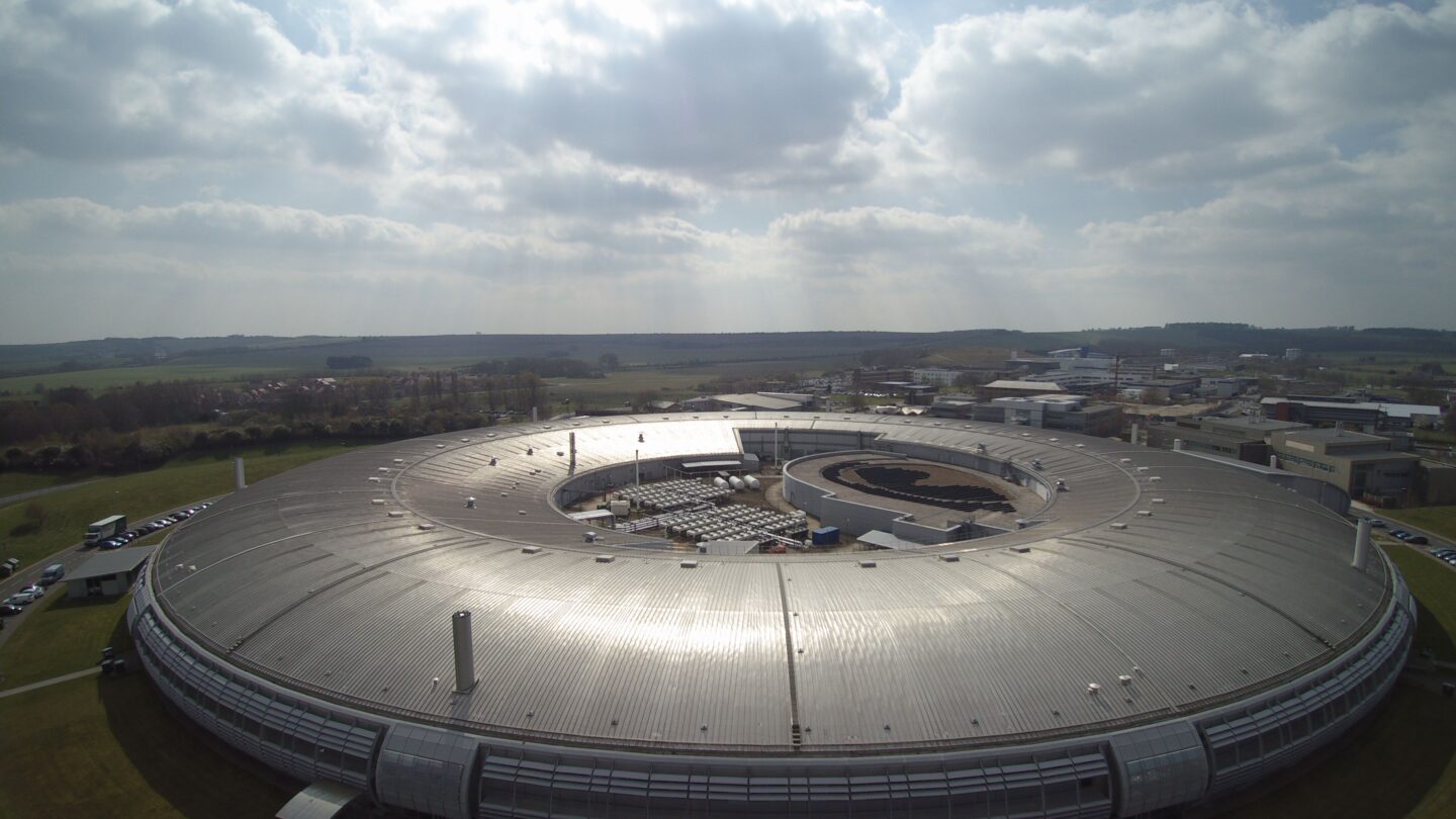 aerial view of diamond light source march 2019