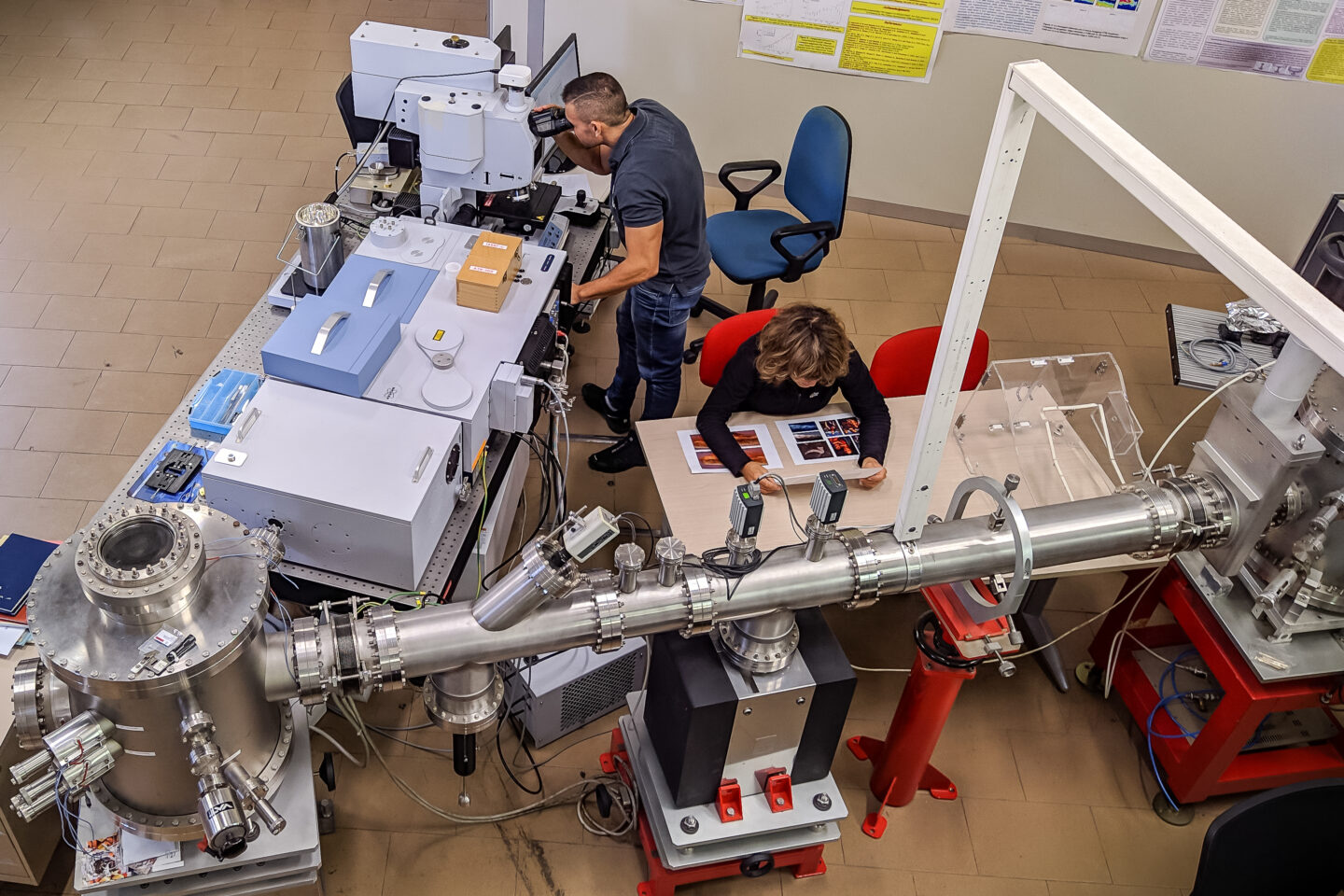 fig 2 infn dafne light ir sinbad beamline end station