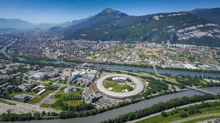 aerial view of esrf