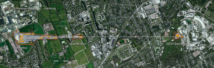 die european xfel anlage in hamburg und schenefeld (status juni 2018) the european xfel facility in hamburg and schenefeld (status june 2018)